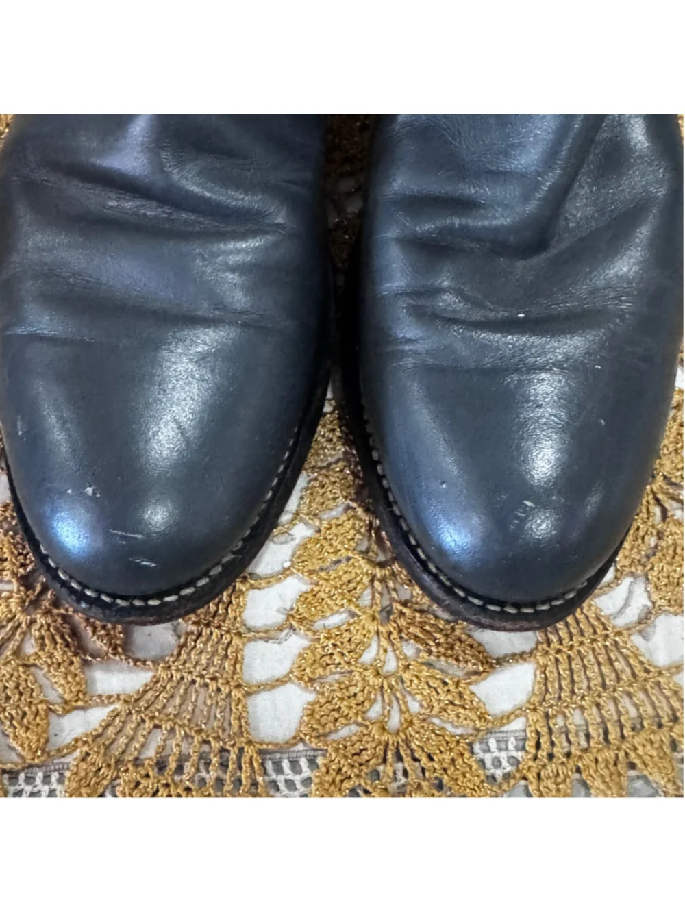 Vintage Justin Grey Leather Cowboy Men's Boots 7.5 C / 9.5 Women's